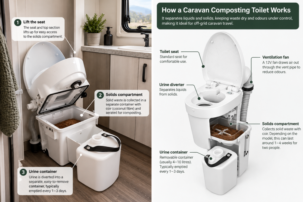caravan composting toilet guide