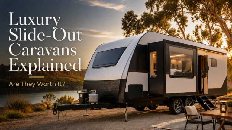 slide out caravans