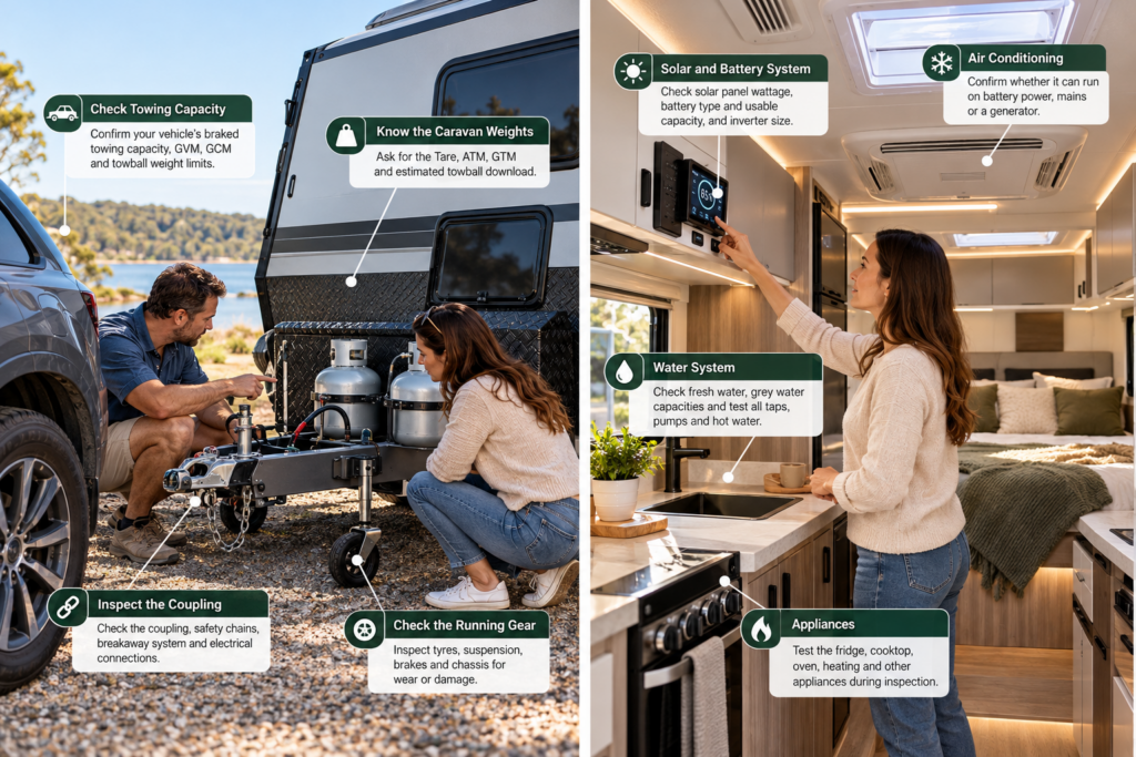 caravan towing and inspection